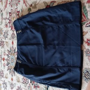 Ladies Size 10 White House Black Market Navy Skirt